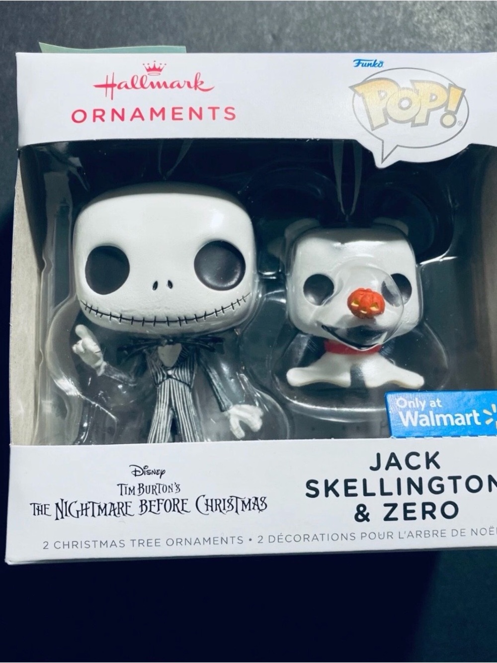 Funko POP Hallmark Ornament The Nightmare Before Christmas Jack Skellington & Ze